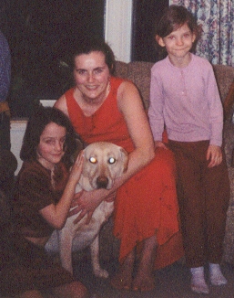 Kendal with some of her London friends.